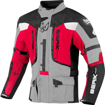 Berik Dakota wasserdichte 3in1 Textiljacke schwarz/grau/rot
