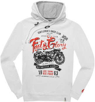 FC-Moto Fast and Glory Hoodie weiss