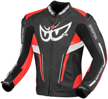 Berik Air-B Lederjacke schwarz/rot