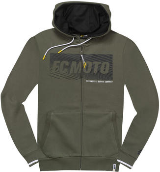 FC-Moto Waving Zip Hoodie schwarz/grün