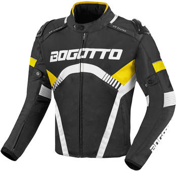 Bogotto Boomerang wasserdichte Textiljacke schwarz/gelb