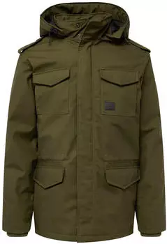 Vintage Industries Darren Parka Textiljacke wasserdicht Oliv