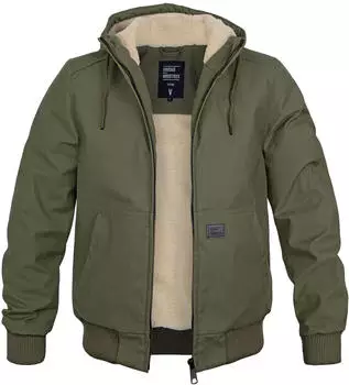 Vintage Industries Datton Textiljacke wasserdicht Hell Oliv