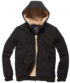 Vintage Industries Datton Textiljacke wasserdicht Schwarz