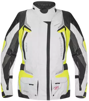 Germot Allround Textiljacke Damen Hellgrau/Gelb