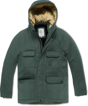 Vintage Industries Miles Textiljacke wasserdicht Grau