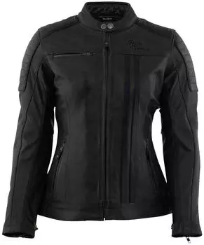 Rusty Stitches Alice Lederjacke Damen Schwarz