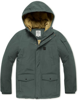 Vintage Industries Gavyn Parka Textiljacke wasserdicht Grau