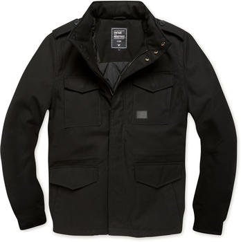 Vintage Industries Brent Parka Textiljacke Schwarz