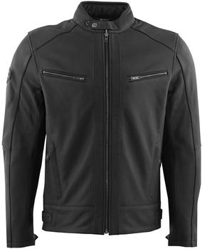 Rusty Stitches Dorian Lederjacke Schwarz