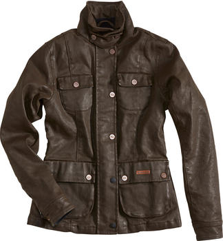 Rokker Rokkertech Textiljacke Damen Dunkelbraun