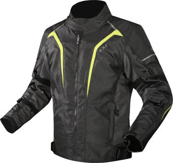 LS2 Sepang Textiljacke wasserdicht Schwarz/Neon-Gelb