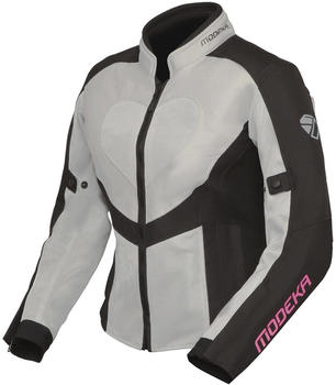 Modeka Emma Air Textiljacke Damen Hellgrau/Schwarz