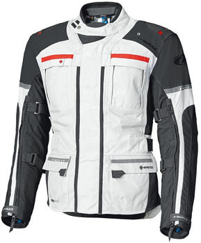 Held Carese Evo Textiljacke Gore-Tex Bauch Hellgrau/Schwarz/Rot