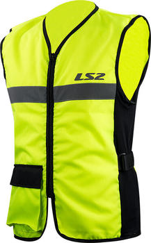 LS2 Hi-Viz Warnweste Neon-Gelb/Schwarz