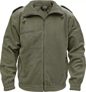 Mil Tec K&auml;lteschutz Fleece Textiljacke Oliv