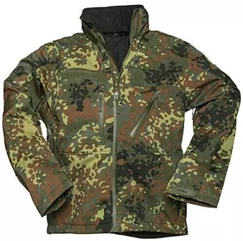 Mil Tec Softshell SCU 14 Textiljacke Flecktarn