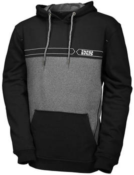 IXS Team Hoodie schwarz/grau