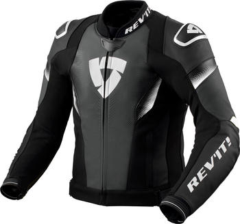 REV'IT! Control Leather Jacket black/white