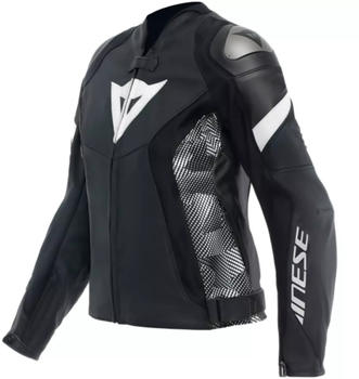 Dainese Avro 5 Lady Leather Jacket black/white