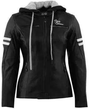 Rusty Stitches Joyce V2 Hoodie Damenjacke schwarz