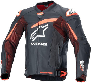 Alpinestars GP Plus R V4 Rideknit Leather Jacket black/neon red/white