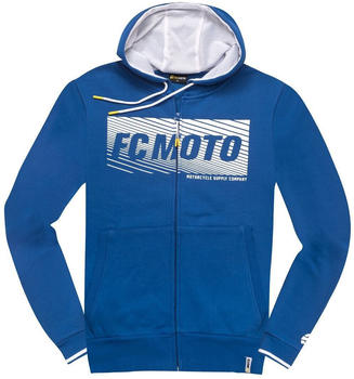 FC-Moto Waving Zip Hoodie weiss/blau
