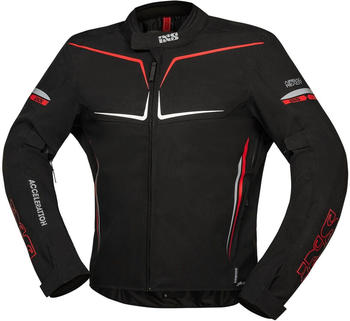 IXS TS-Pro ST+ wasserdichte Jacke schwarz/rot