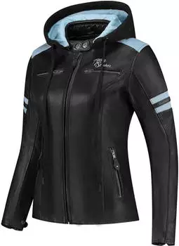 Rusty Stitches Joyce Hooded V2 Damen Jacke schwarz/blau