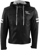 Rusty Stitches Motorradjacke Jari Hooded V2 schwarz M