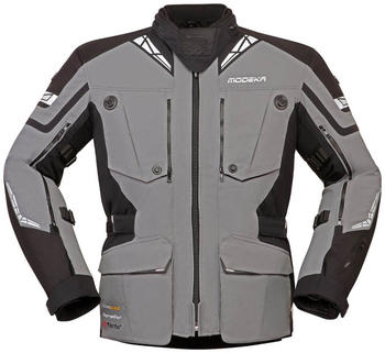 Modeka Panamericana II Textiljacke wasserdicht Lang Grau/Schwarz