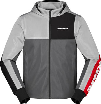 Spidi Hoodie Net Tex Jacket grey/red