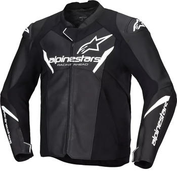 Alpinestars Faster V3 Leather Jacket black/white