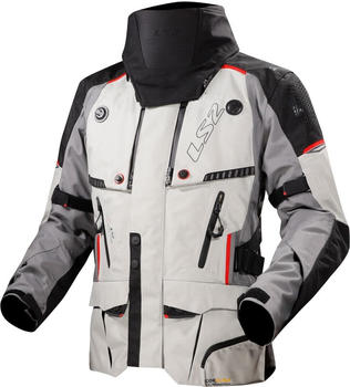 LS2 Apollo wasserdichte Jacke schwarz/grau/rot