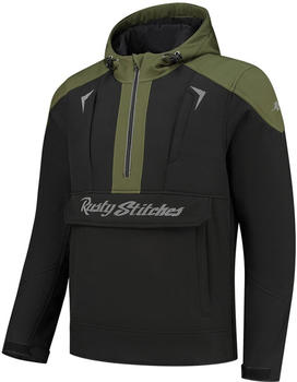 Rusty Stitches Orlando Jacke schwarz/grün