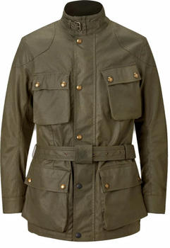 Belstaff Trialmaster Wachsjacke grün