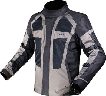 LS2 Scout wasserdichte Damen Jacke schwarz/grau