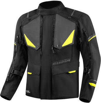Shima Runner wasserdichte Jacke schwarz/gelb
