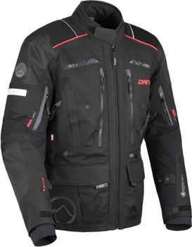 Dane Hornum wasserdichte Jacke schwarz/rot
