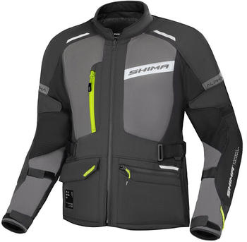 Shima Alpha wasserdichte Jacke schwarz/grau/gelb