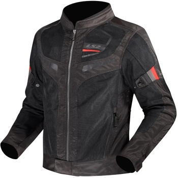LS2 Garda Air Jacke schwarz/rot
