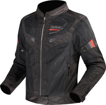 LS2 Garda Air Damenjacke schwarz/rot