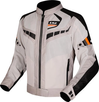 LS2 Garda Air Damenjacke grau/orange