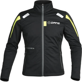 Dane Freya 2 Softshell Midlayer Jacke schwarz/gelb