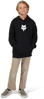 Fox Legacy Jugend Hoodie schwarz/weiss