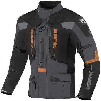 Berik Dakota wasserdichte 3in1 Jacke schwarz/grau/orange