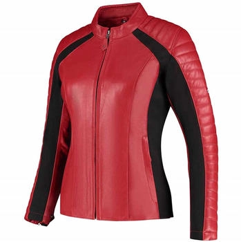 Rusty Stitches Donna Damen Jacke schwarz/rot