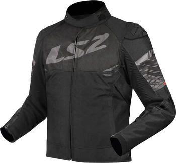 LS2 Apex wasserdichte Damenjacke schwarz/grau