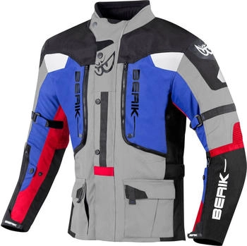 Berik Dakota wasserdichte 3in1 Jacke schwarz/grau/rot/blau