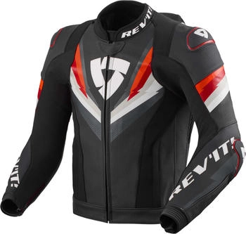REV'IT! Quantum 3 Pro Leather Jacket black/red